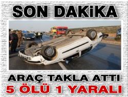 Aşkale yolunda feci kaza: 5 ölü